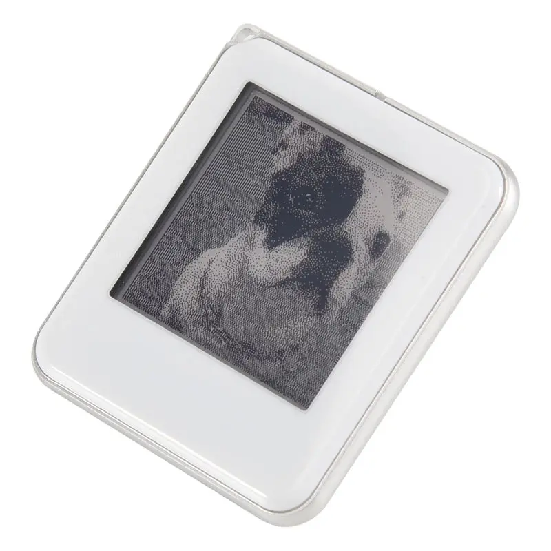 FULL- Function Keyring 1.54-Inch Three Color Display Screen Image Wireless Transmission Keychain Ink Screen