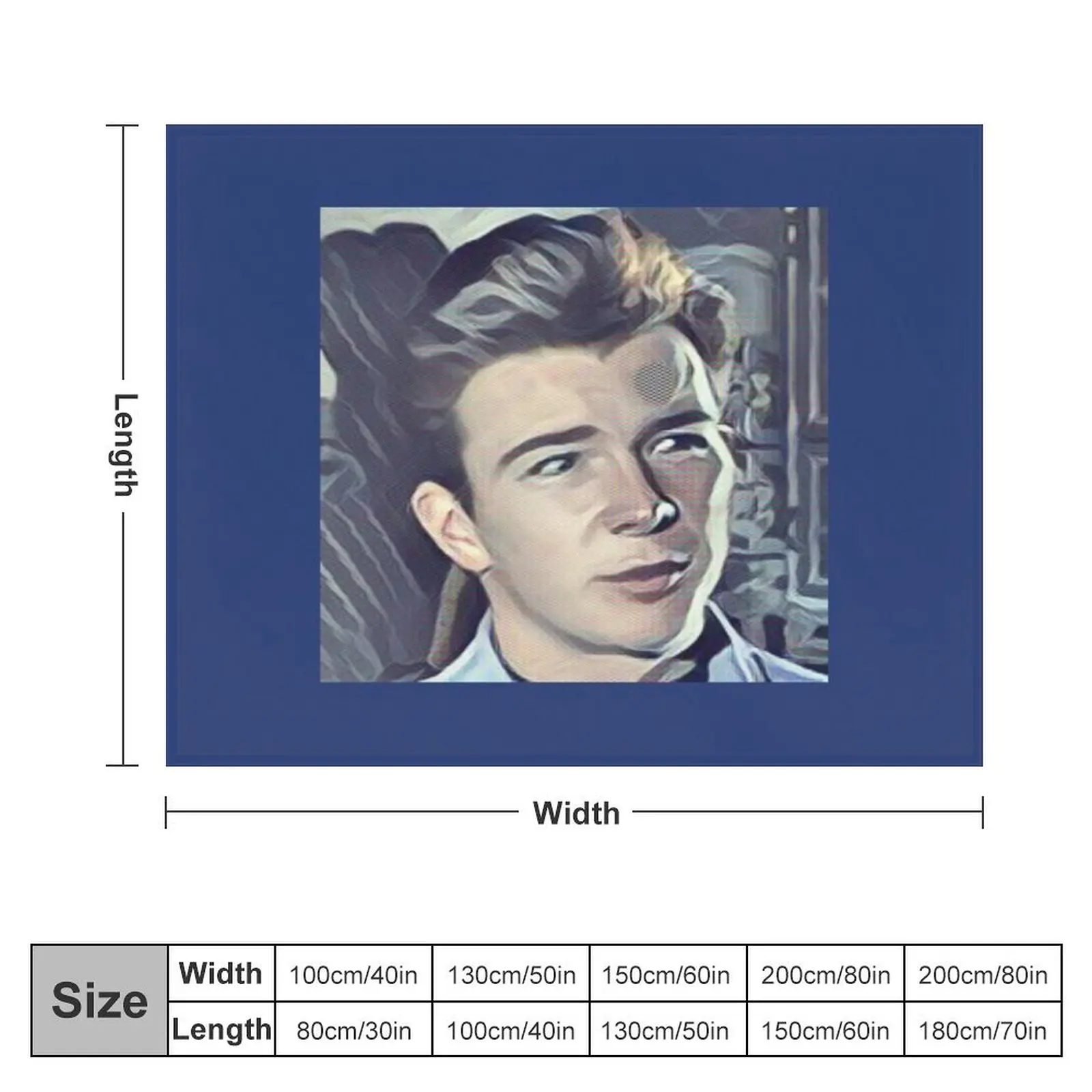 Rick Astley Throw Blanket Decorative Beds Moving Warm Decorative Sofas Blankets