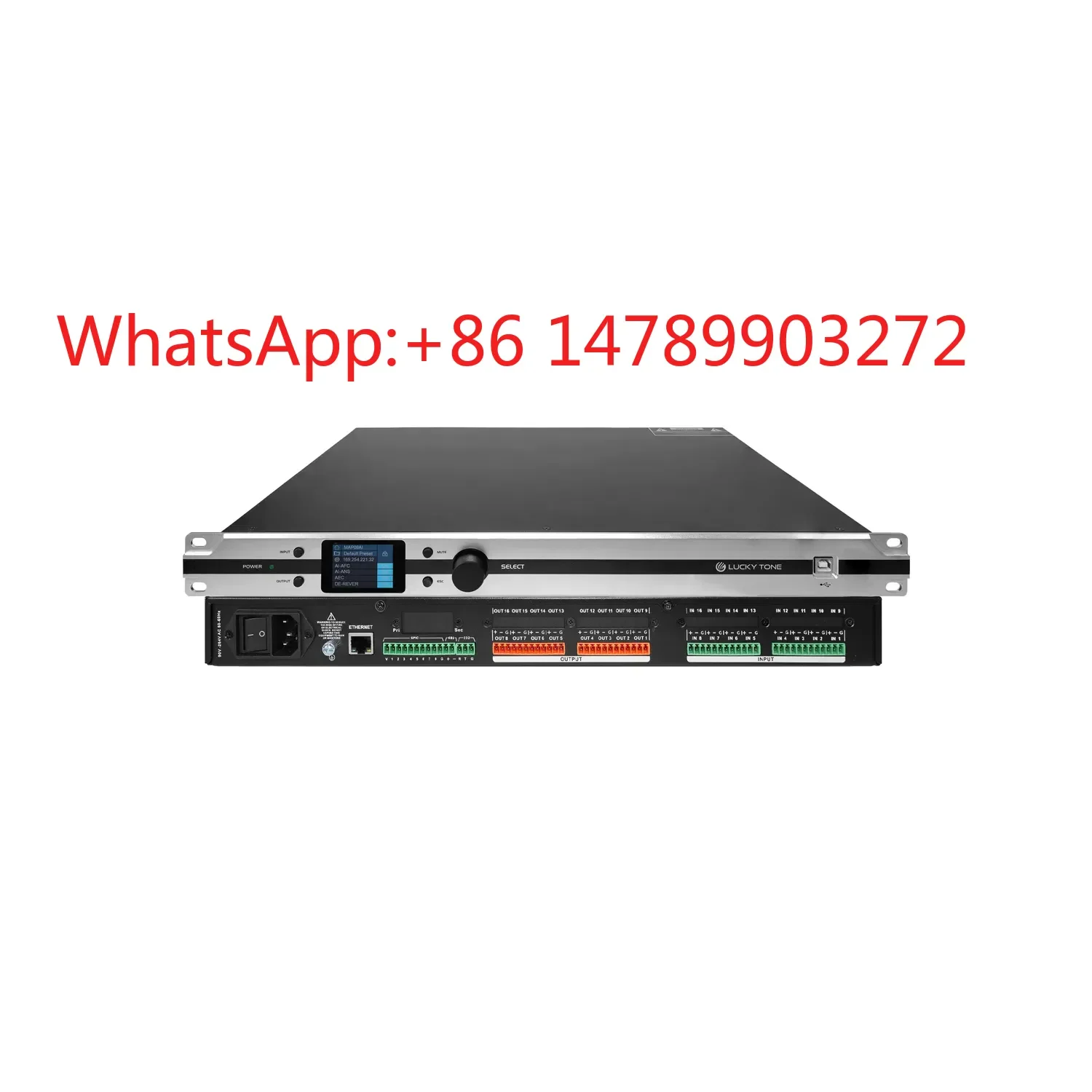 

8 In 8 Out DSP Processor AI Smart Function Camera Control Stage Audio Device