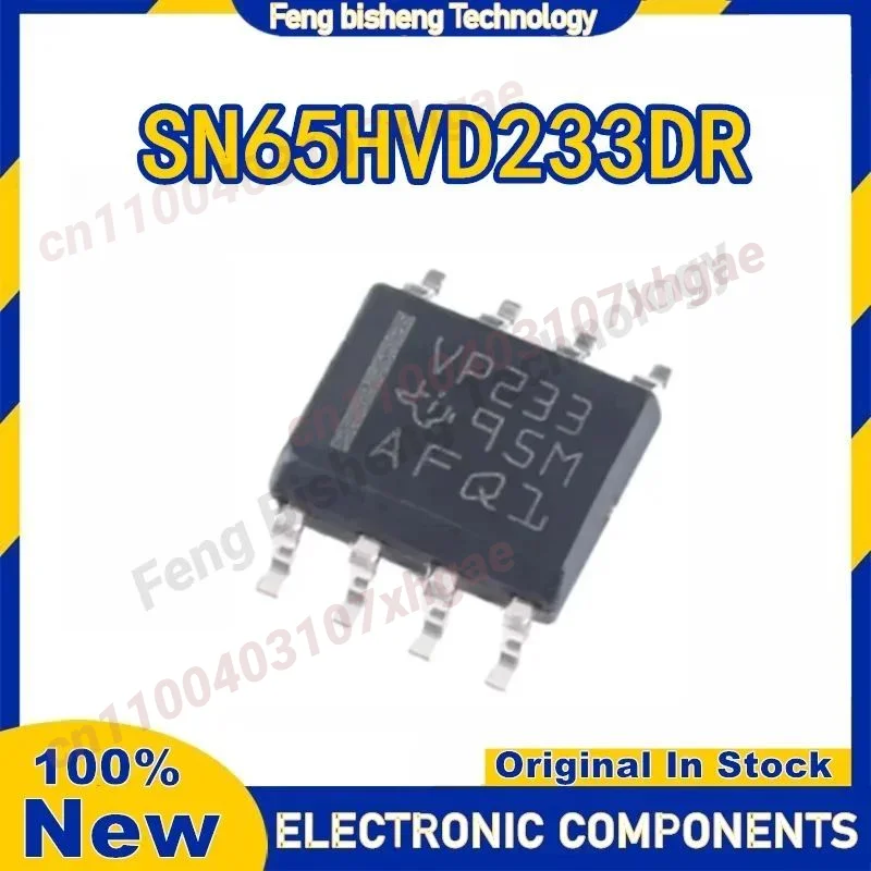 

5PCS SN65HVD233DR VP233 SOP8 Half duplex interface transceiver IC chip 100% New Original in stock