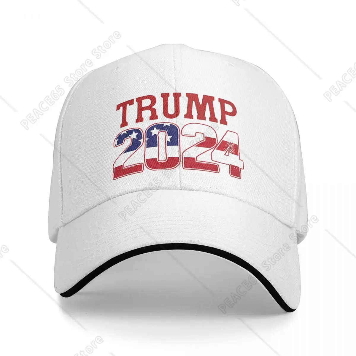 

Trump 2024 Baseball Cap Couple Women Print Trucker Hat Spring Streetwear Outdoor Sport Sun Visor Snapback Cap