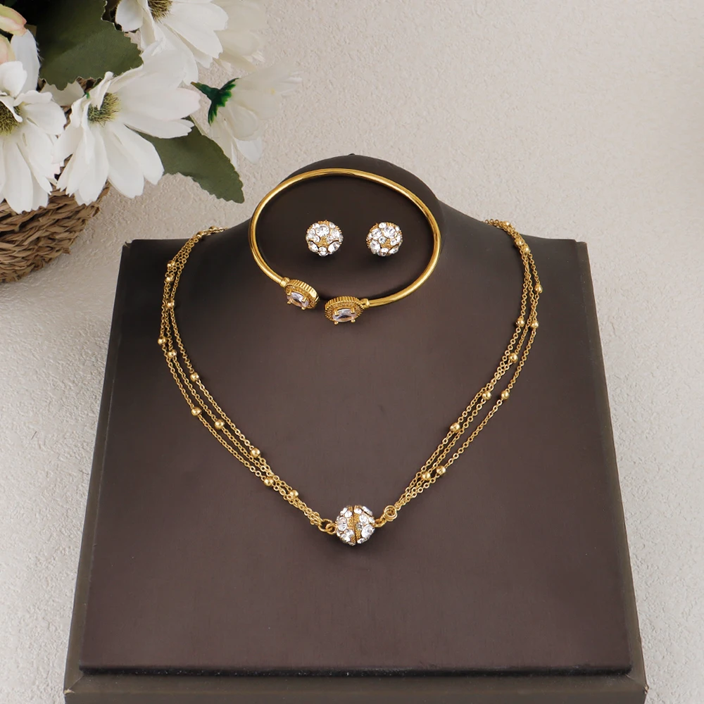 Crystal Earrings Br… - image