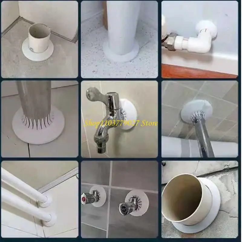 

C4DF 10pcs Radiators Pipe Rosettes Heating Pipe Rosettes Radiators Pipe Covers for smooth Floor change & Dust Protections