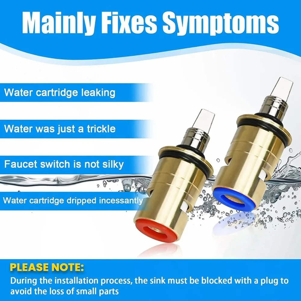 A93PHOT! 1-099XKJKABNF & 1-100XKJKABNF 1/4-Turn Cold & Hot Cartridge Kit