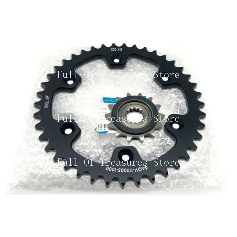 Motorcycle Parts Front Rear 520 14 And 41 Teeth Chain Sprocket For CFMOTO 450SR CF450SR CF400-6 CF MOTO SR450 400-6