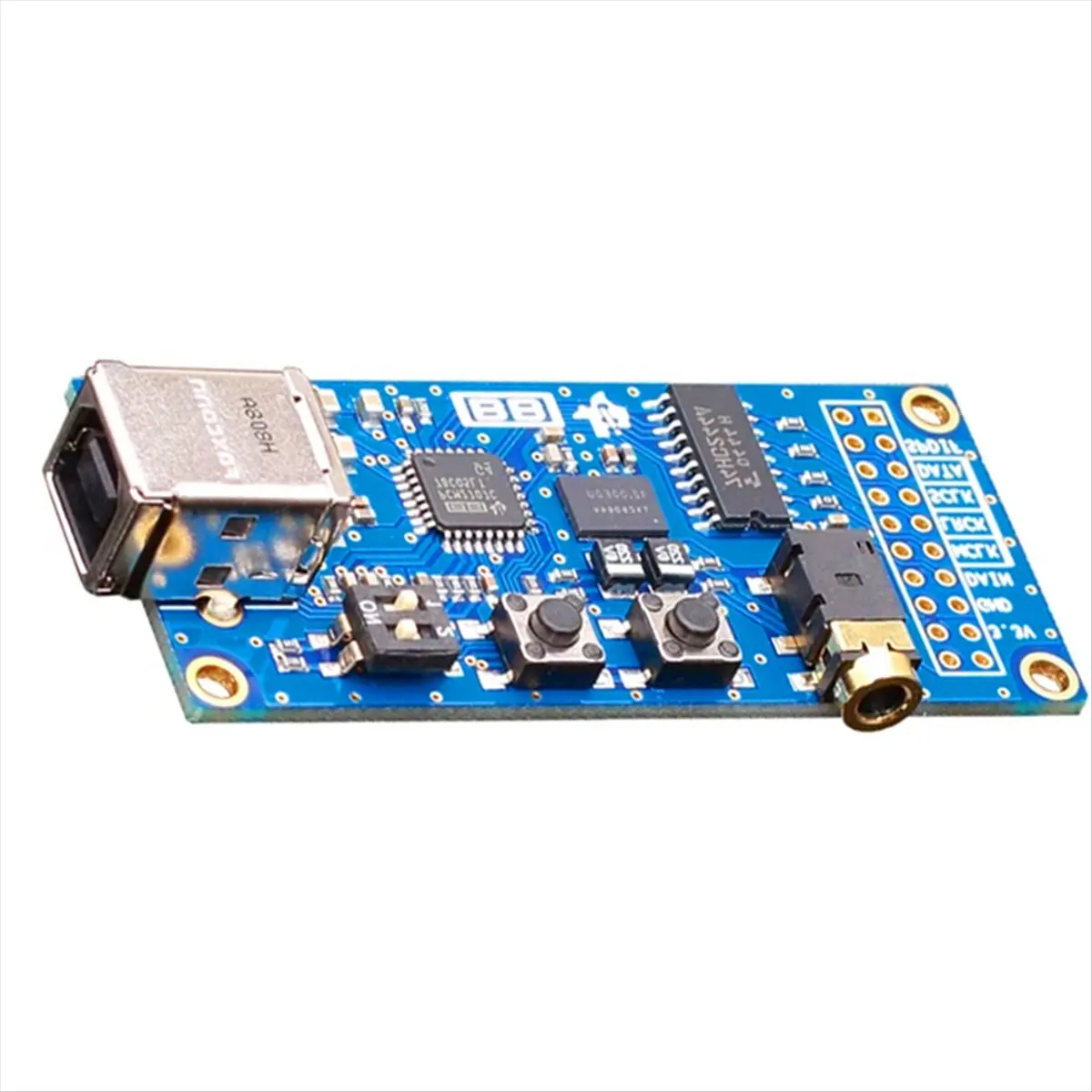 Limited Stock！PCM2707C USB to I2S Digital Interface USB Sound Card Compatible with Italian PCM2706 XMOS