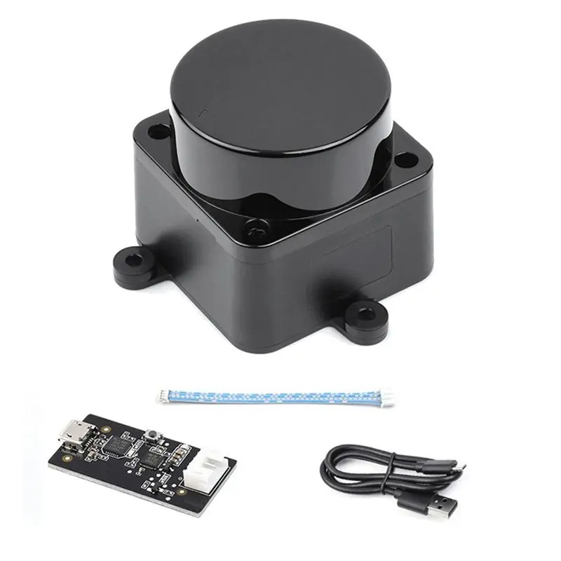 

FEDI-1 PCS для комплекта радаров DTOF Lidar LD19 360 ° Радарный датчик расстояния с частотой 4500 Гц, технология TOF (измерение времени полета)