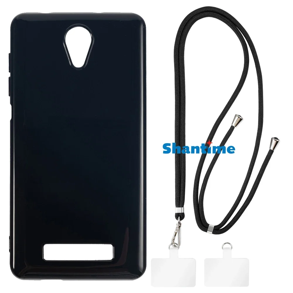 Suitable for Philips S318 Case + Ajustable Neck/Crossbody Lanyards and Spacers, Silicone TPU Cover