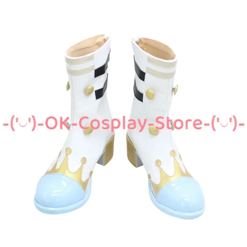 [حسب الطلب] مشروع Sekai الملونة المرحلة ميكا تأثيري أحذية أنيمي لعبة لعب الأدوار زي الدعامة كرنفال حفلة بولي Boots الأحذية الجلدية