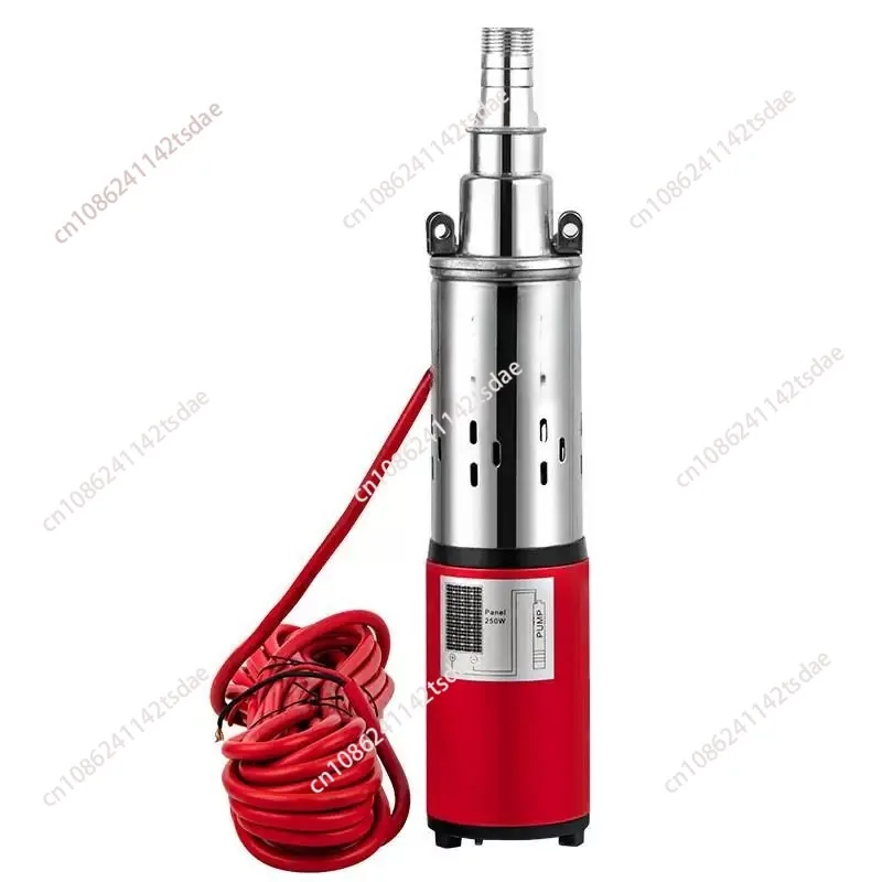 Solar Water Pump  DC Brushless Screw Submersible Pump High Lift Deep Well Pump For Farm Irrigation Water Supply