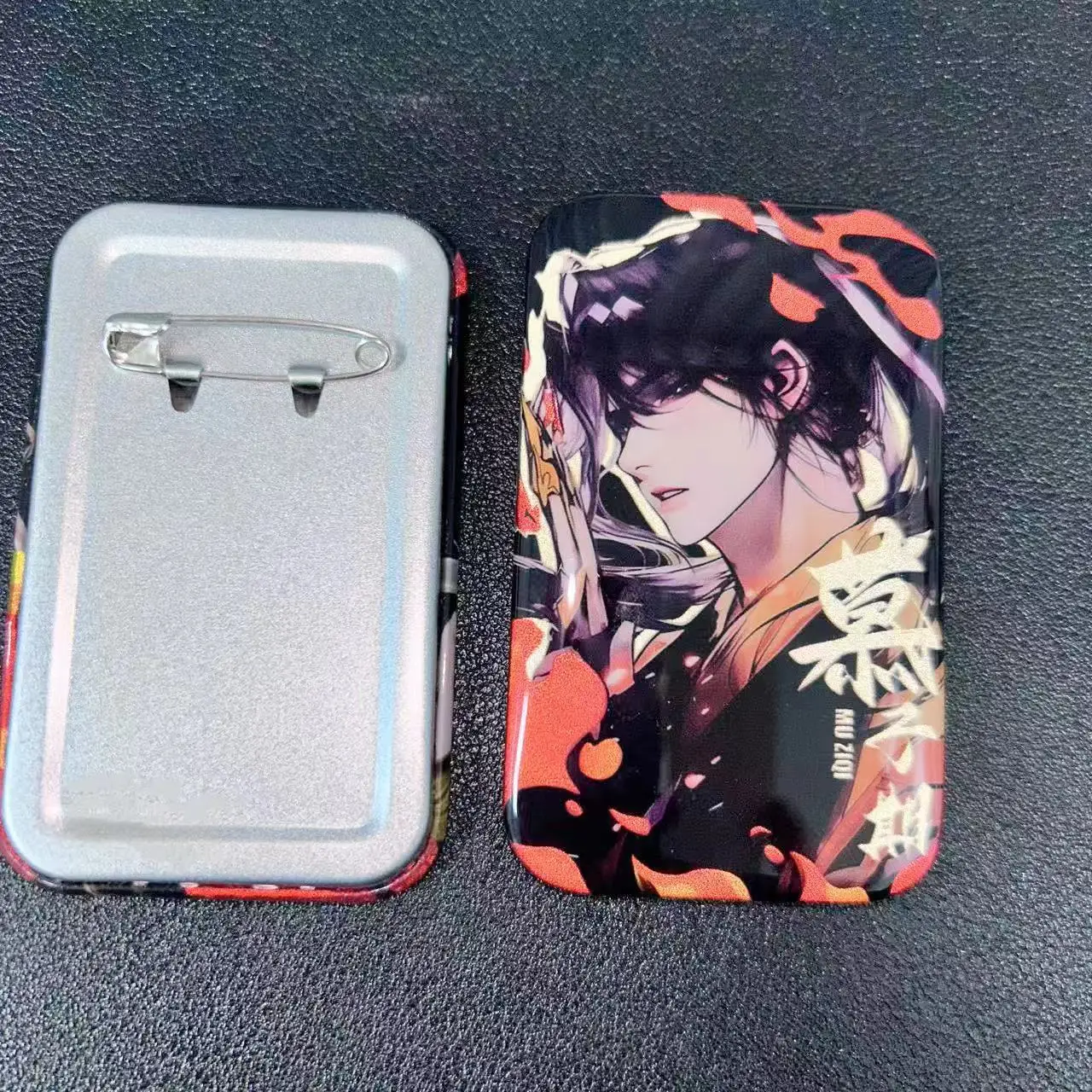 Il "Black Lotus Strategy Manual" periferico "Ling Miaomiao Mu Ziqi" barra quadrata riflettente distintivo banda stagnata miglio fatto in casa