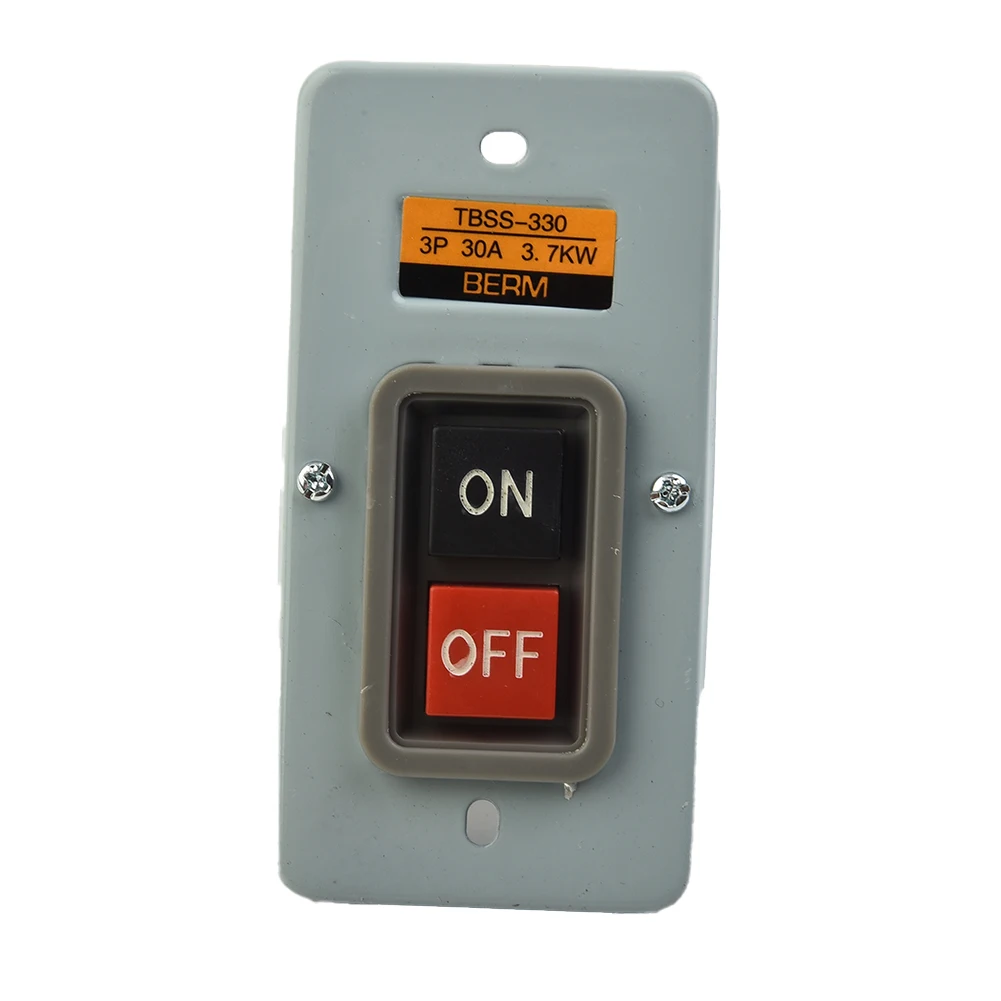 Switch Push Button Switch Motor Control Start Stop ON OFF Push Button Switch Push Button Switch For ON OFF 380V 30A TBSS 330