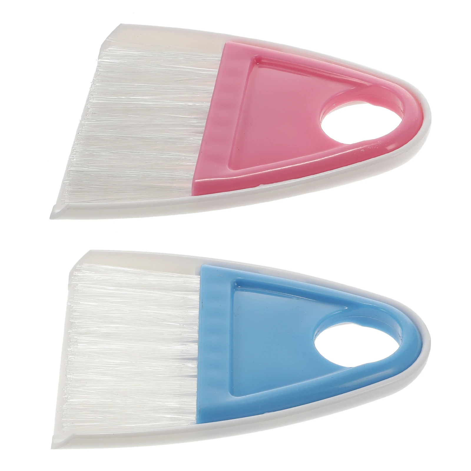 

2 Sets Mini Dustpan Broom Plastic Desktop Cleaning Supplies Pet Car Home Use Garbage Storage Vertical Placement Household