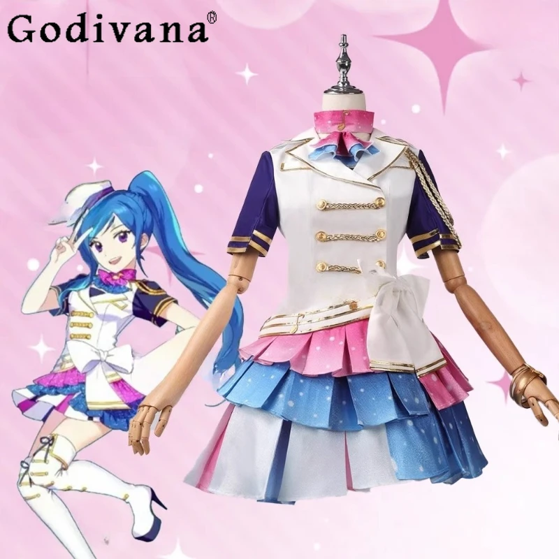 

Shining Star Performance Song Cosplay Costume Women Halloween Carnival Uniform Set Girls Anime Party Hero Cos Clothing Suit