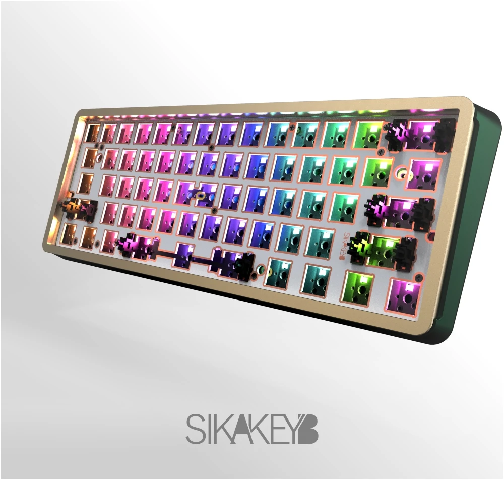 SIKAKEYB SK1 Castle 60 Mechanical keyboard kit hot swappable 2.4G BT compatible 5.0 with 2.4G Wireless Keyboard