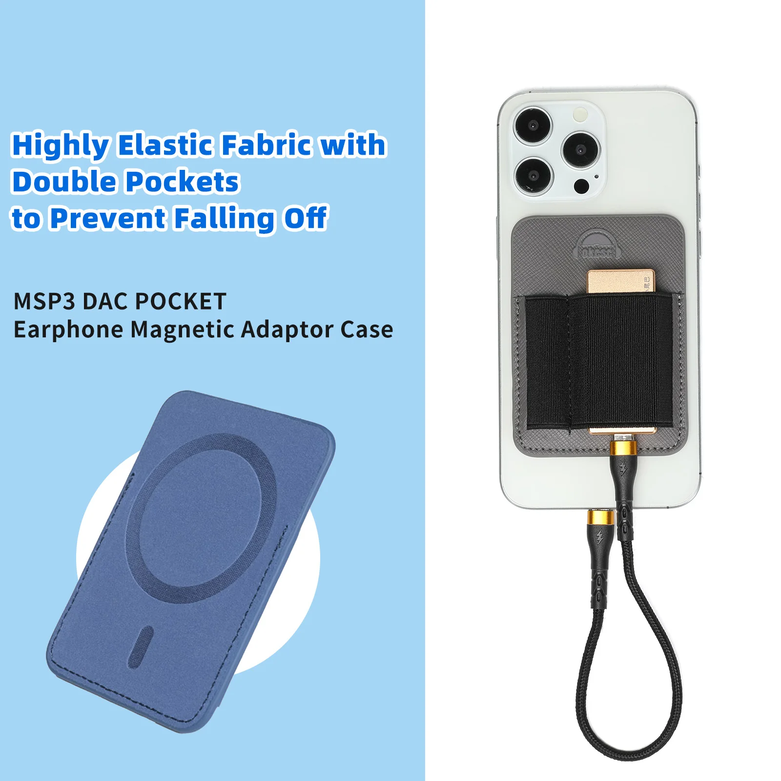

OKCSC Magsafe Magnetic Leather DAC Wallet Case Phone Bag Cover Accessories For iPhone 13 12 16 14 Pro Max 15Pro S24 Card Holder