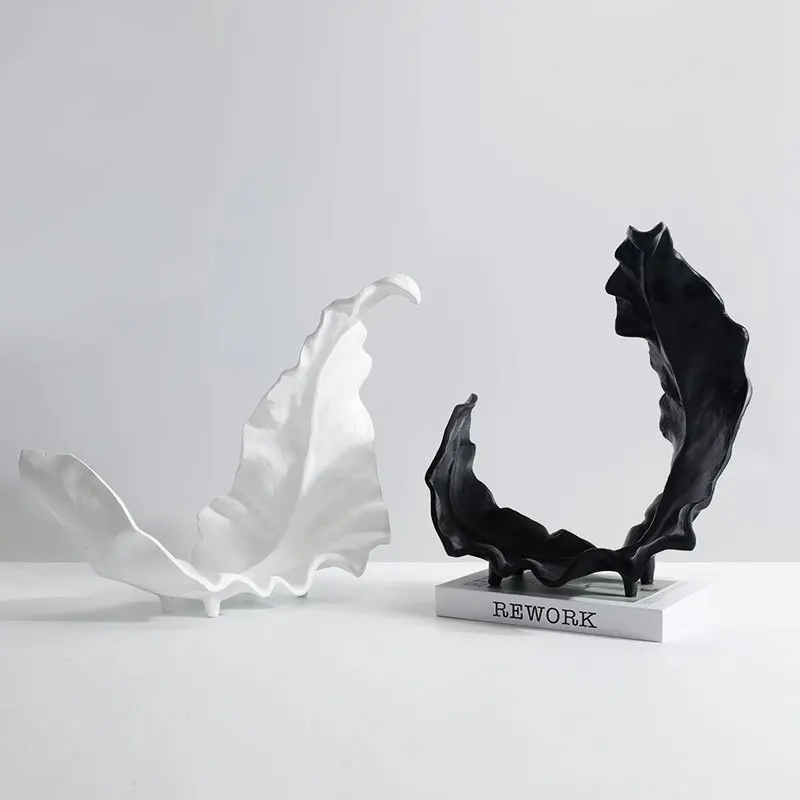 

Zml premium creative leaf fruit plate - high-end living room coffee table, model room, dining table soft decoration ornament