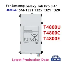 Brand New T4800U T4800C T4800E 4800mAh Replacement  Battery For Samsung Galaxy Tab Pro 8.4\