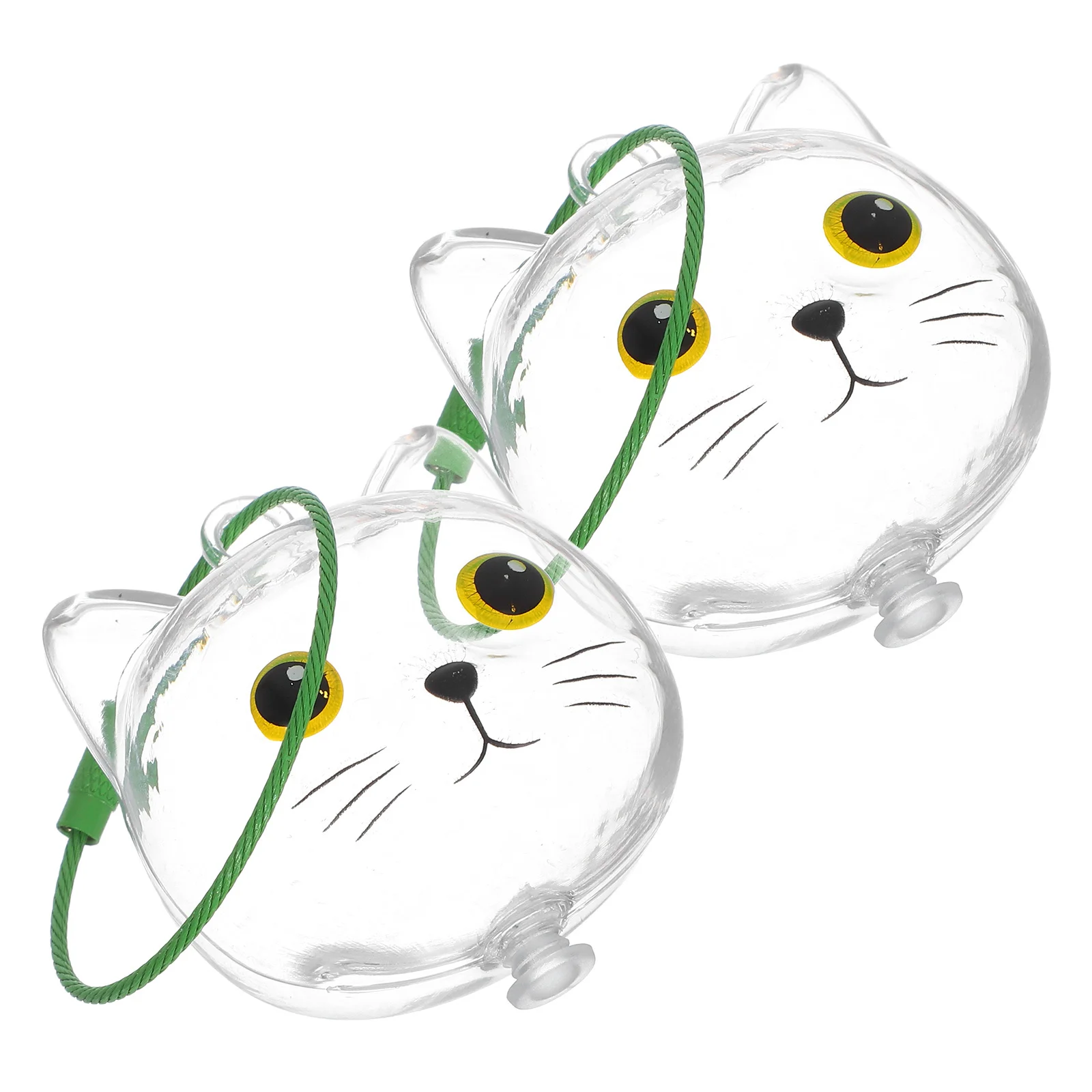 

2Pcs Transparent Cat Hair Storage Capsule Keychain Pet Hair Organizer Collector Pet Memorial Keepsake Whisker Holder Charm