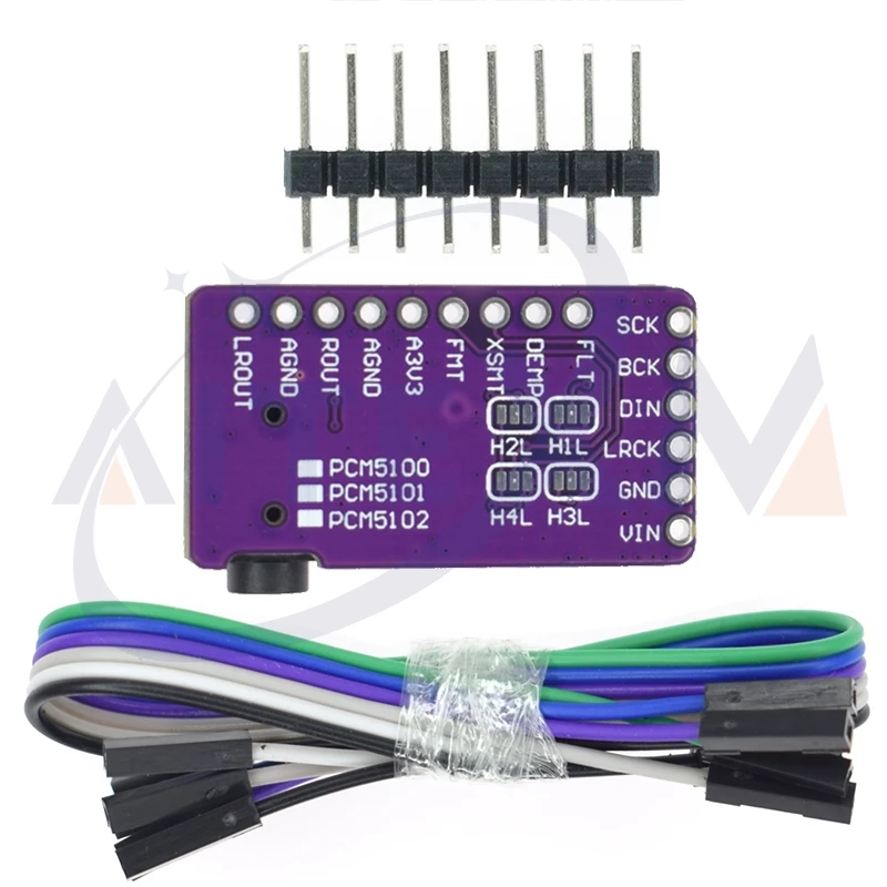 Interface I2S PCM5102A DAC Decoder GY-PCM5102 I2S Player Module For Raspberry Pi pHAT Format Board Digital PCM5102 Audio Board