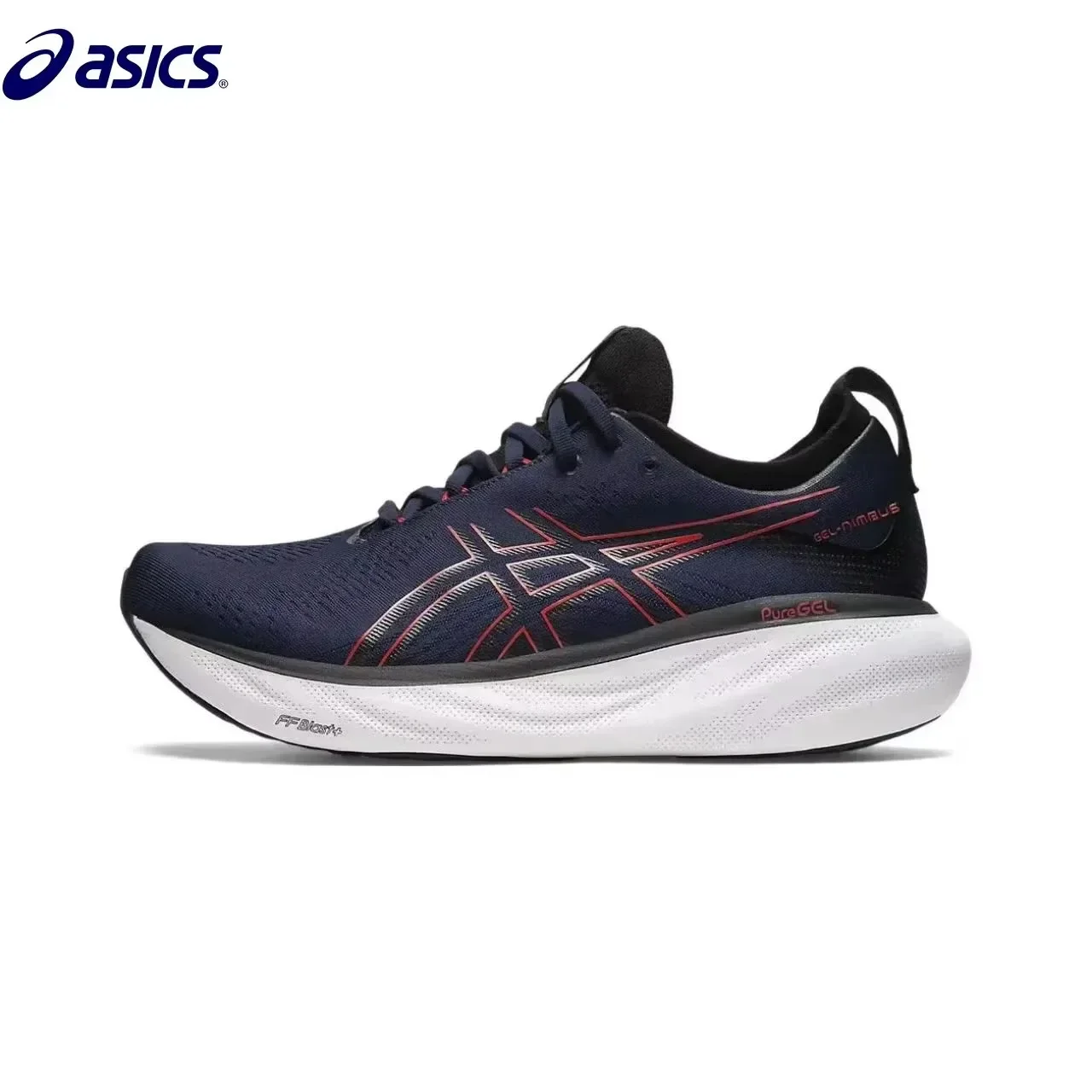 Original Asics Nimbus 25 Running Shoes Men Cushion Stability Asics Sports Shoes Unisex Sneakers Nimbus 25