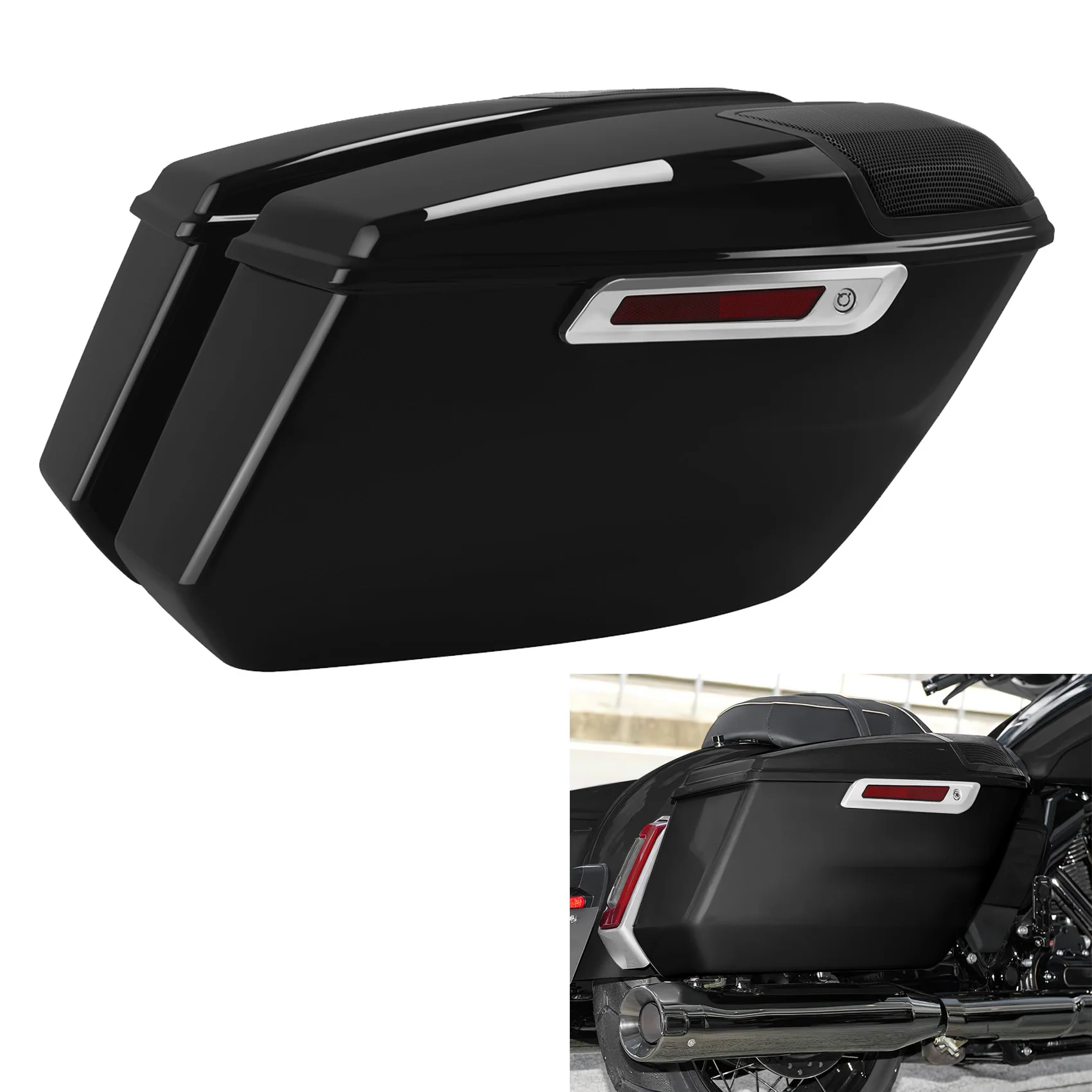 

Saddlebags 6x9" Speaker Cutouts For Harley Touring CVO Street Glide 2023-2026 Road Glide FLTRX Street Glide FLHX 2024-2026
