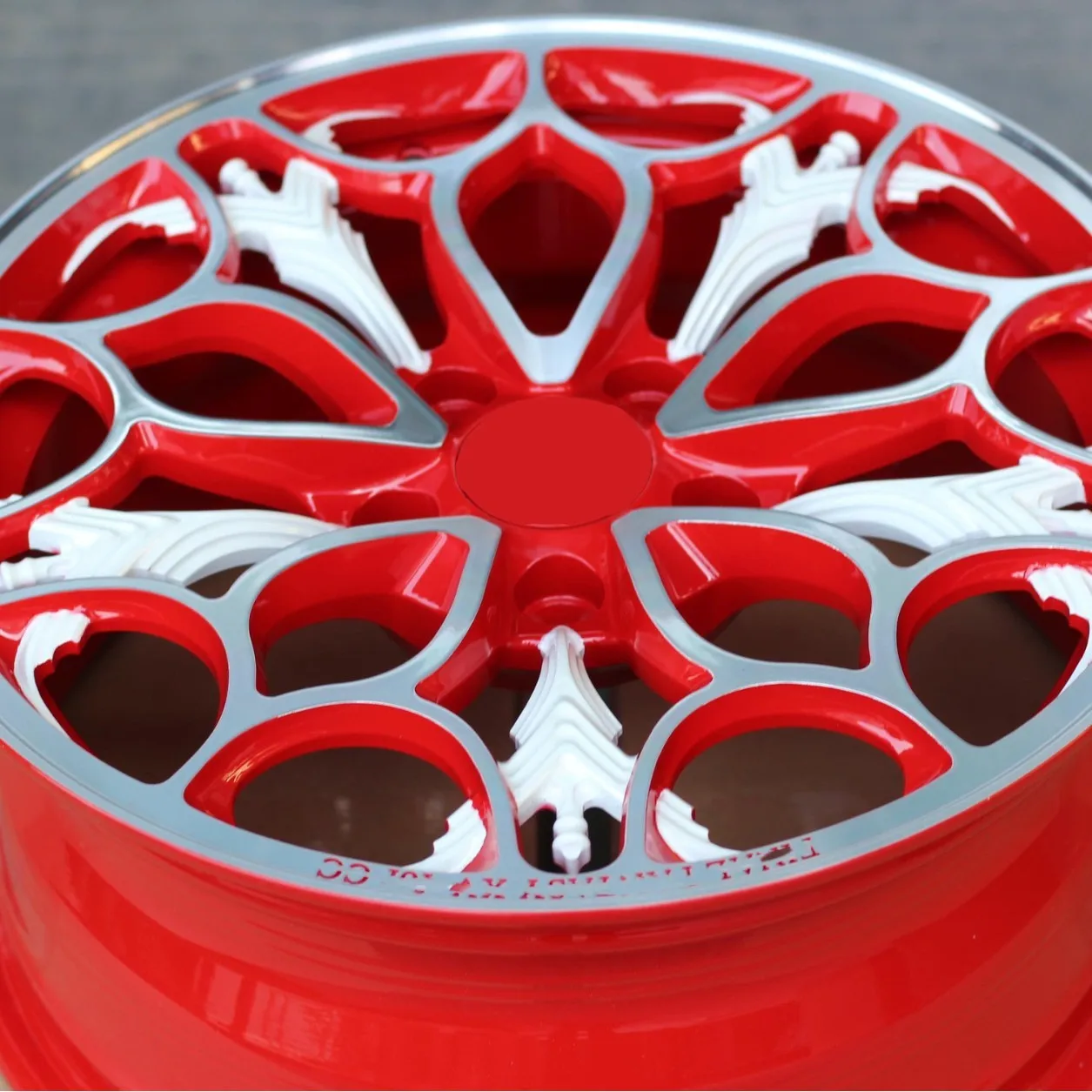 

New Design 5x114.3 Red Aftermarket Wheels 18 19 20 21 Inch Forged Car Wheel for audi RS7 A3 A6L A8L Q7 Q5L Rim