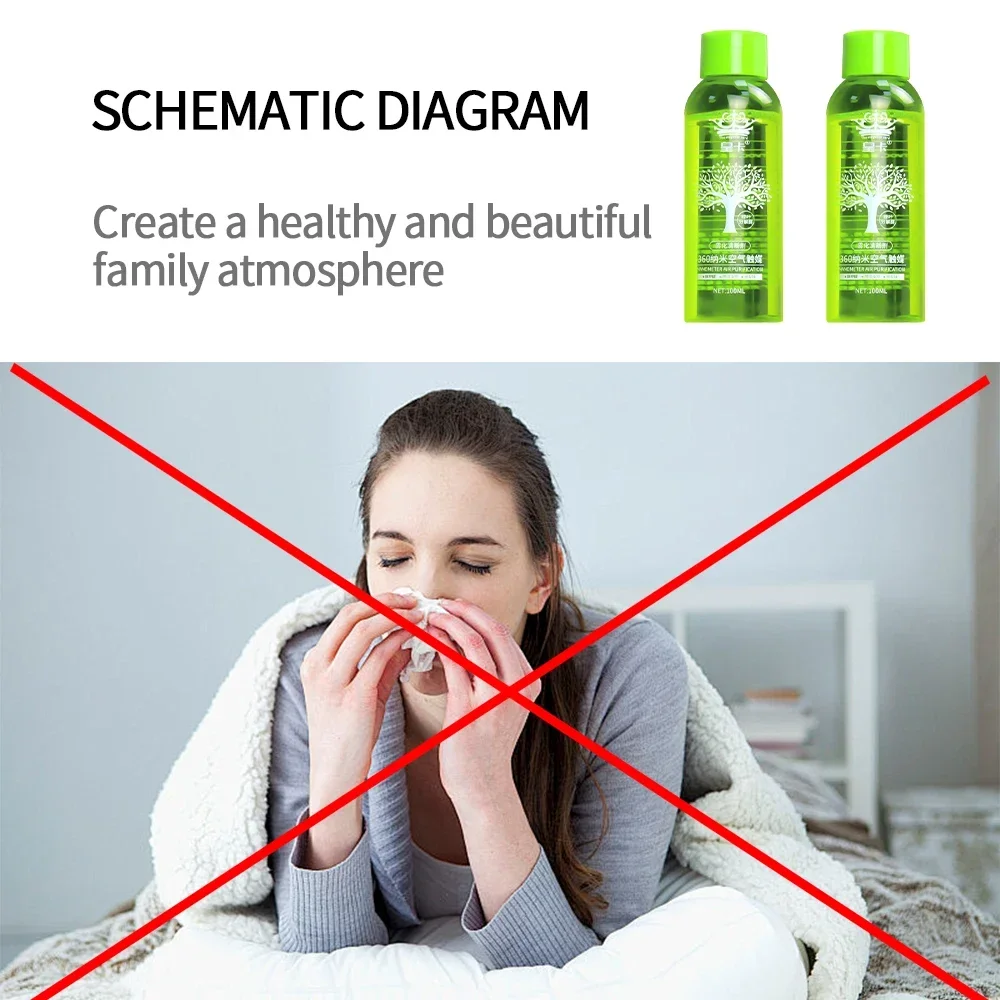 500 مللي مزيل الرائحة السائل محلول تنقية السيارات سيارة الداخلية معطّر الهواء سيارة مزيل الروائح الكريهة إزالة الروائح الكريهة #3