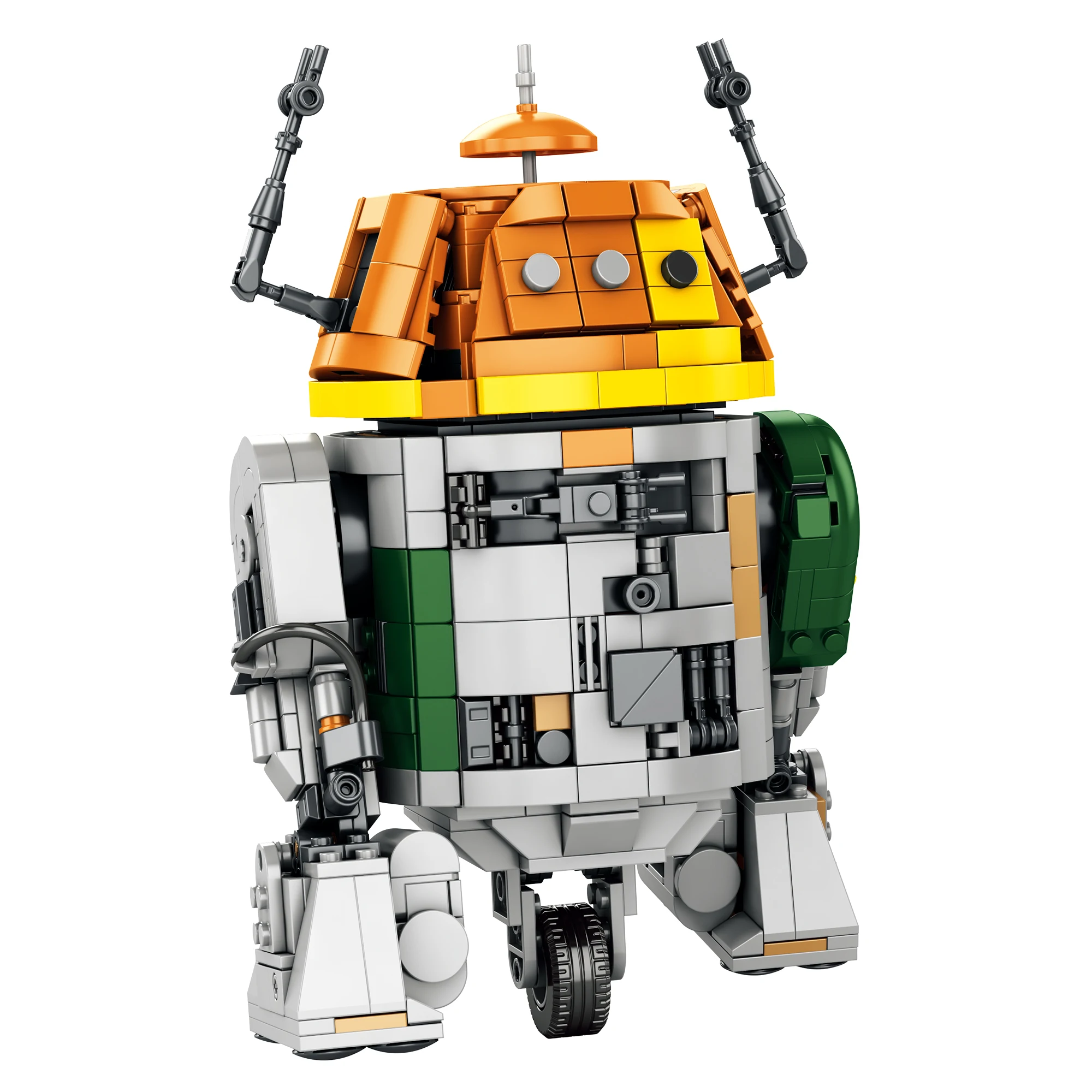 988 Uds tecnología MOC C1-10P Robot Chopper bloques de construcción película Space War Mech Robots figuras modelo juguetes regalo para niños adultos