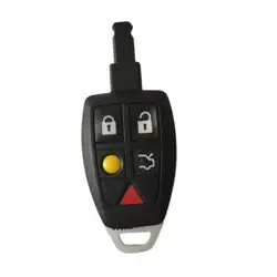5 Buttons Remote Car Key Shell Case For Volvo V70 S40 S60 V50 C30 C70 XC90 Smart Card Replacement Auto Control Fob Cover No Logo