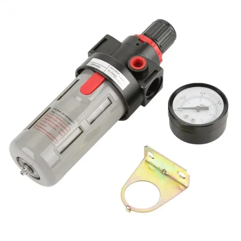 2 Pieces Air Compressor Filter Regulator 1/4 3/8 1/2