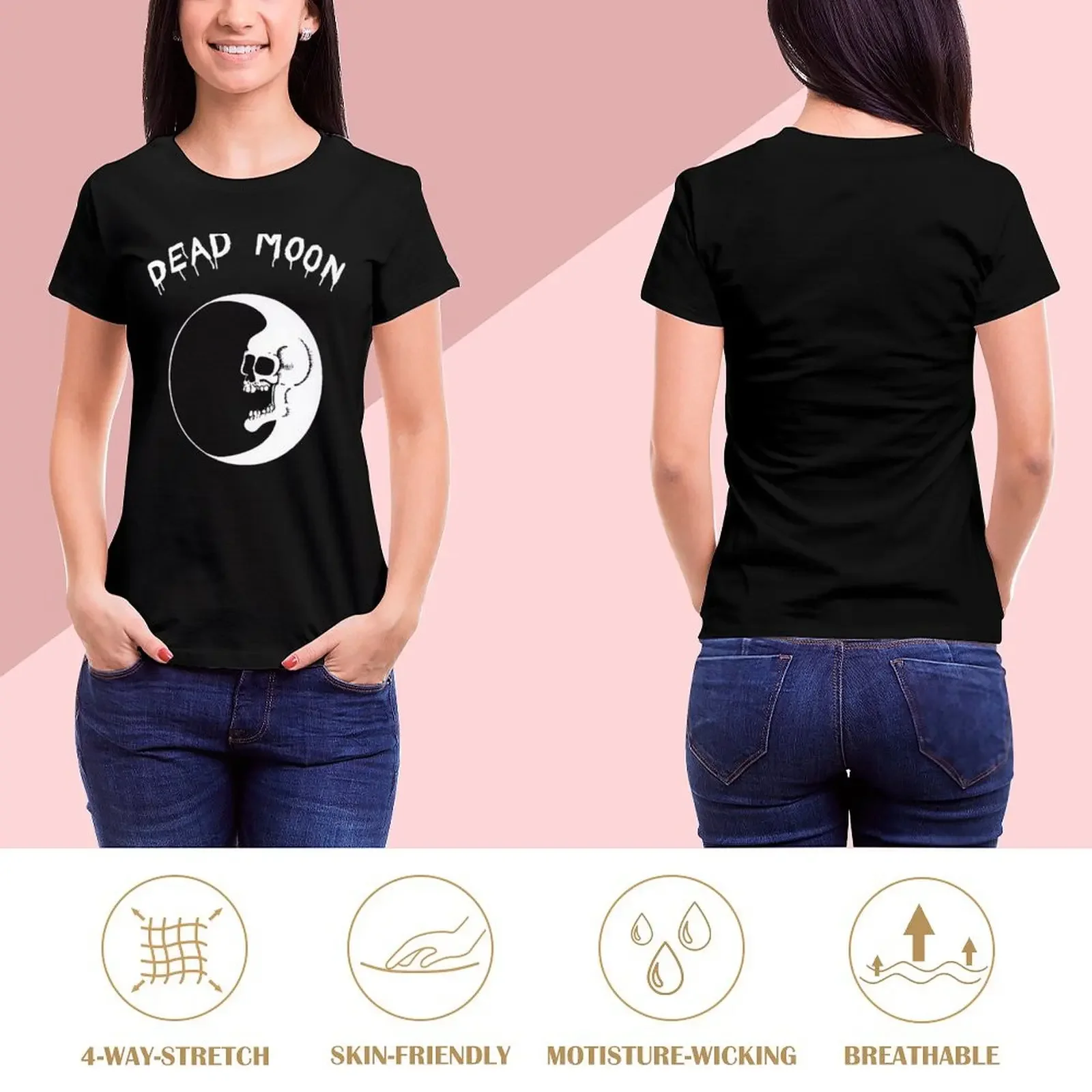 Dead Moon T-Shirt sports fans anime clothes quick-drying cute tops t-shirt dress for Women sexy