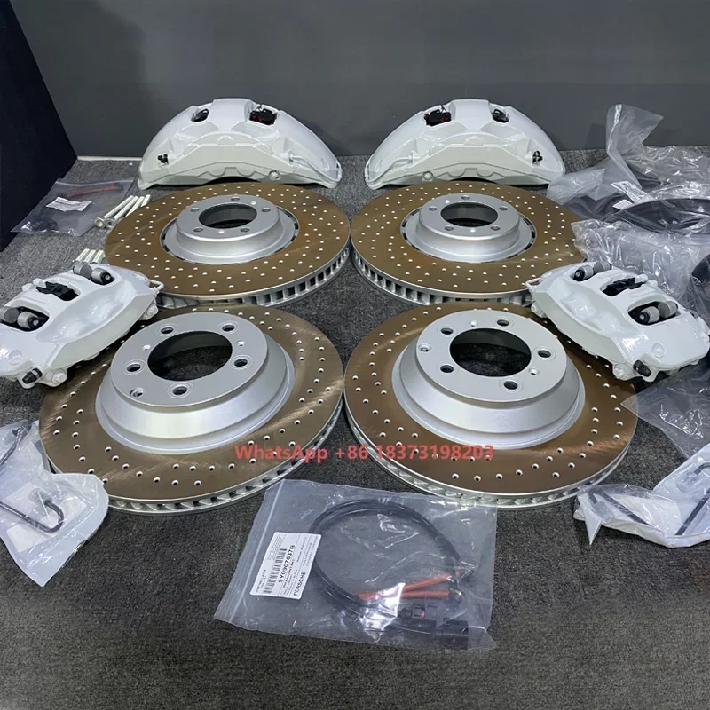 

Manufacturer Car Brake Kit 10 Pot Brake Calipers Upgrade Brake System 405mm 420mm 440mm for Racing Series Akebono PORSCHE