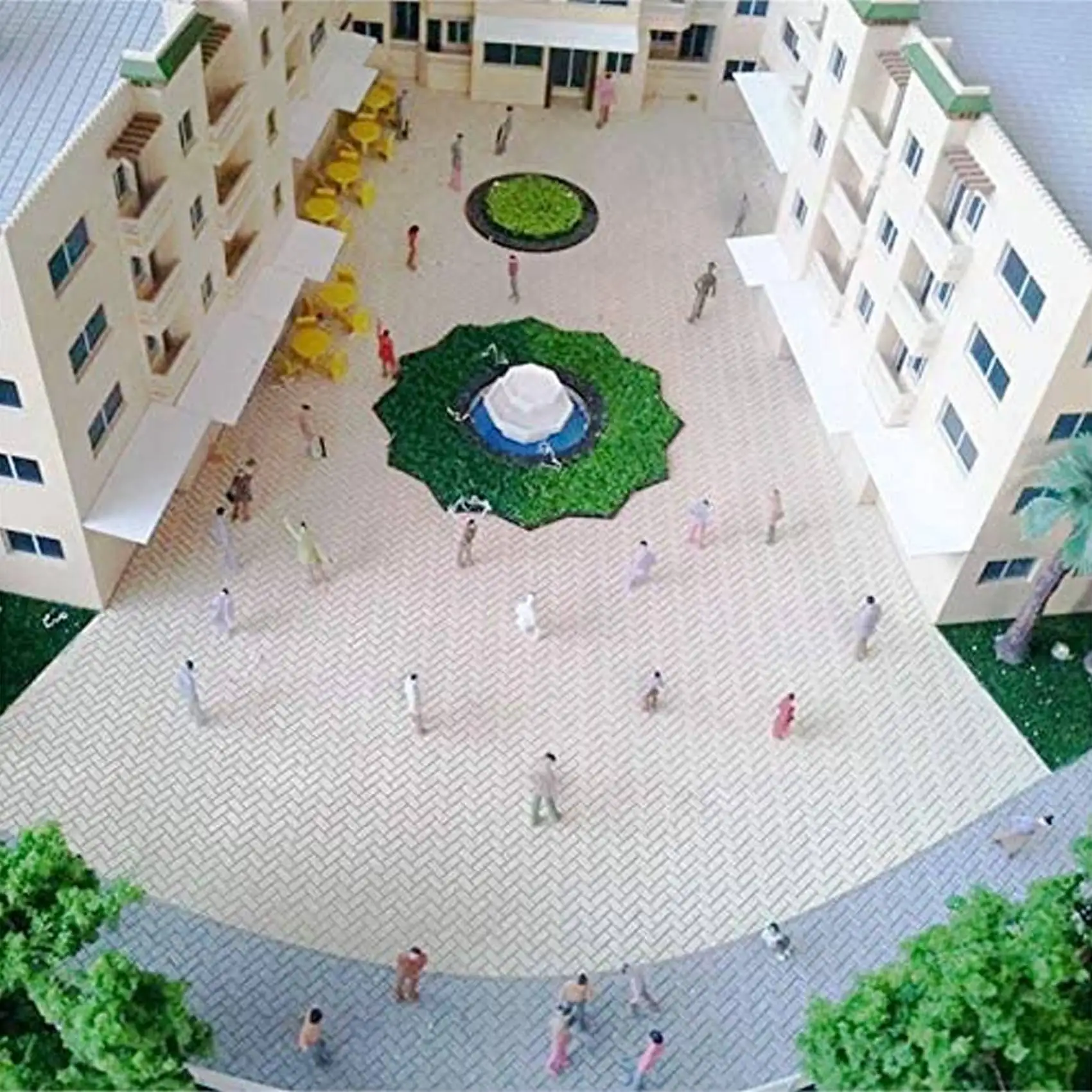 モダン 100 個 Z スケール 1:200 ミックス塗装モデル人物鉄道公園ストリート