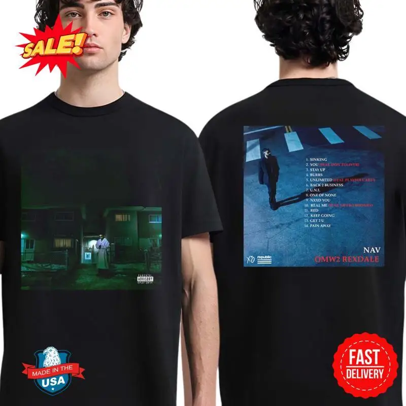 NAV OMW2 Rexdale Album Cover And Track List Two Sides T-Shirt