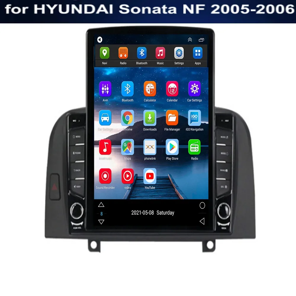 Android 15 For Hyundai SONATA NF 2004 2005 2006 2007 2008 Carplay Car Radio Multimedia Player GPS Navigation BT DSP