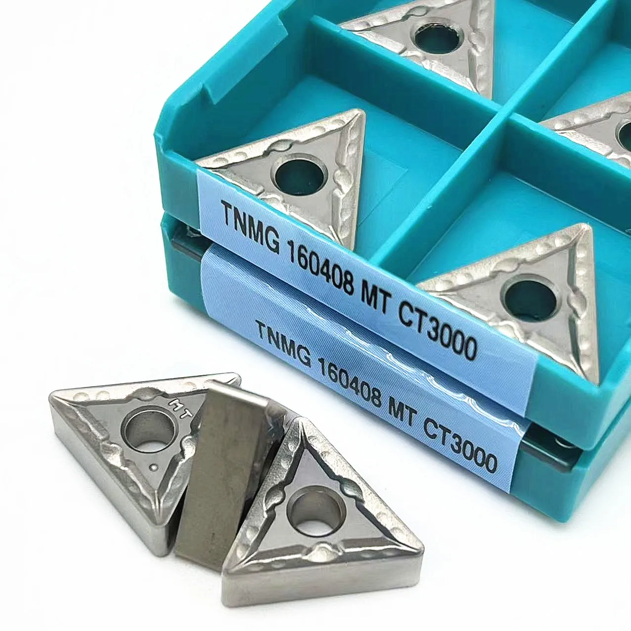 Alta calidad TNMG160404 TNMG160408 MT CT3000 herramientas de torneado externo inserto de carburo TNMG 160408 insertos de herramientas de torno de Metal TNMG