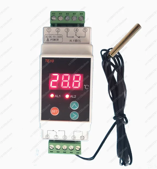 TE10 adjustable track temperature controller, digital display