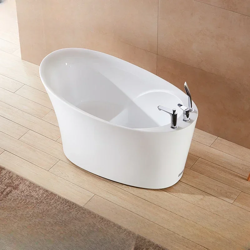 Independent family bathtub double hotel homestay elliptical shape