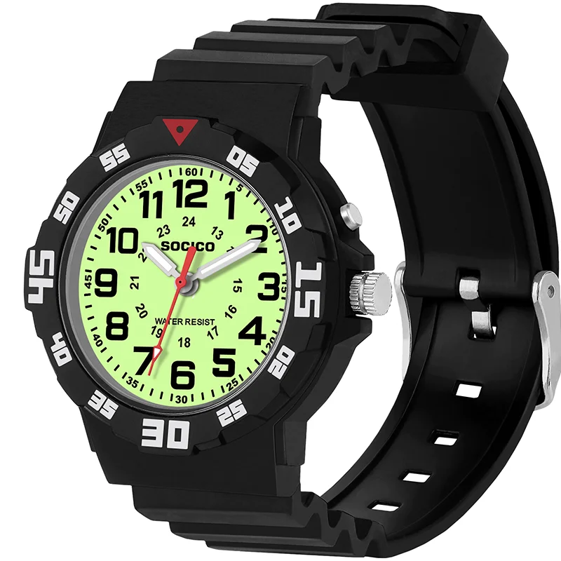 2026 Socico Watch For Kids Boys Sports Waterproof Watches Girls Silicone Digital Watch Casual Childrens Electronic Reloj