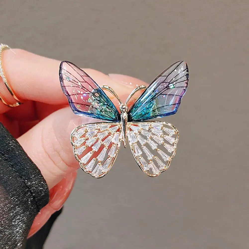 Stylish Brooch Sweater Brooch Rhinestone Brooch Pin Sparkly Bird Butterfly Lapel Pin for Women Sunflower Leaves for Sweaters