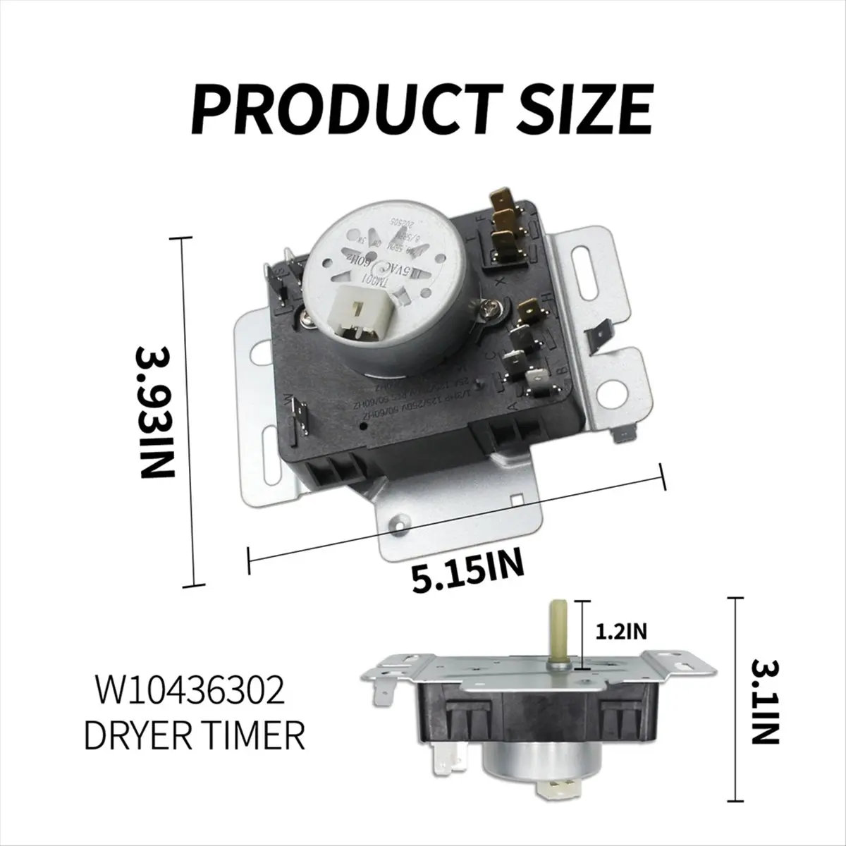 

Изысканная замена таймера сушилки для сушилки Whirlpool WPW10436302 W10436302