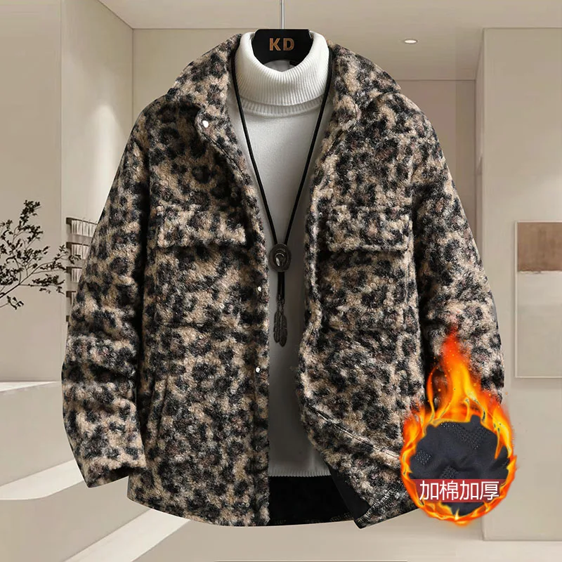 Men Autumn Outerwear 2026  Men's High-Quality loose thicker design coat with Cotton Warm Casual Cotton Jacket versatile top