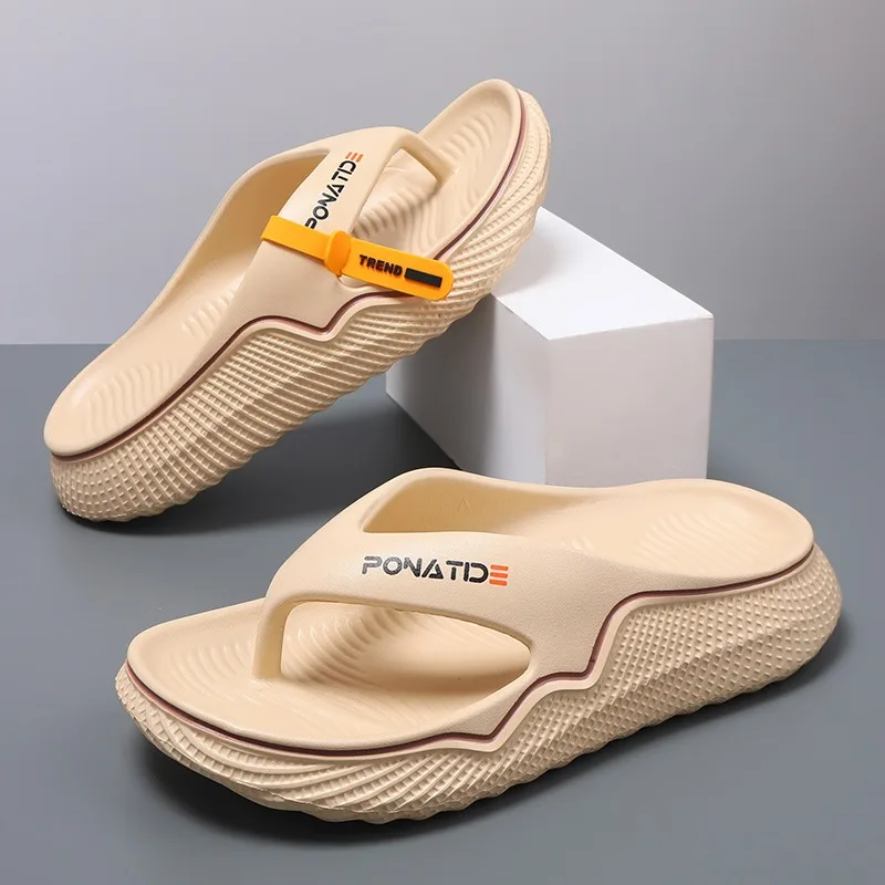 

Summer Hot Sale Flip Flops For Men, Outdoor Wear Casual Non Slip Fashion Beach Slippers New Trendy Footwear
