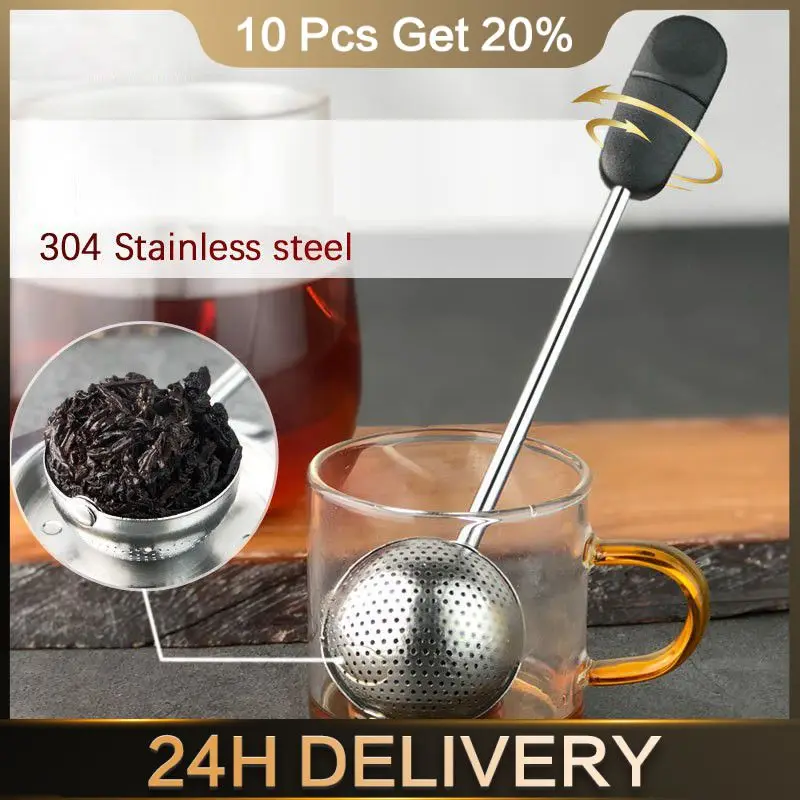 

Шарик для заварки чая из нержавеющей стали 304, односторонний двухсторонний сетчатый фильтр для слива чая, кофе, чая