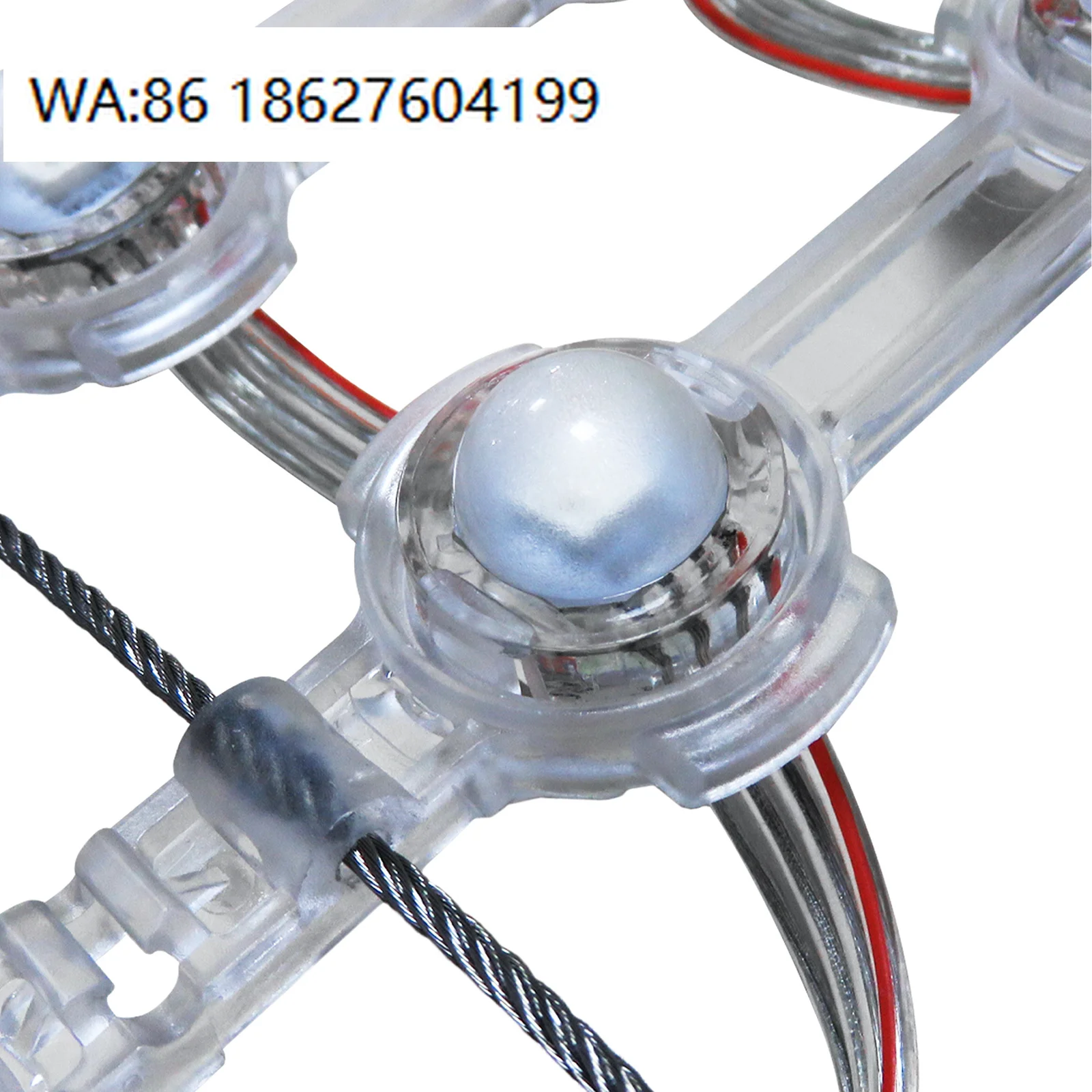 

Custom DC12V WS2815 Flexible Transparent LED Mesh Display Outdoor Pixel Matrix Screen 55mm Pitch