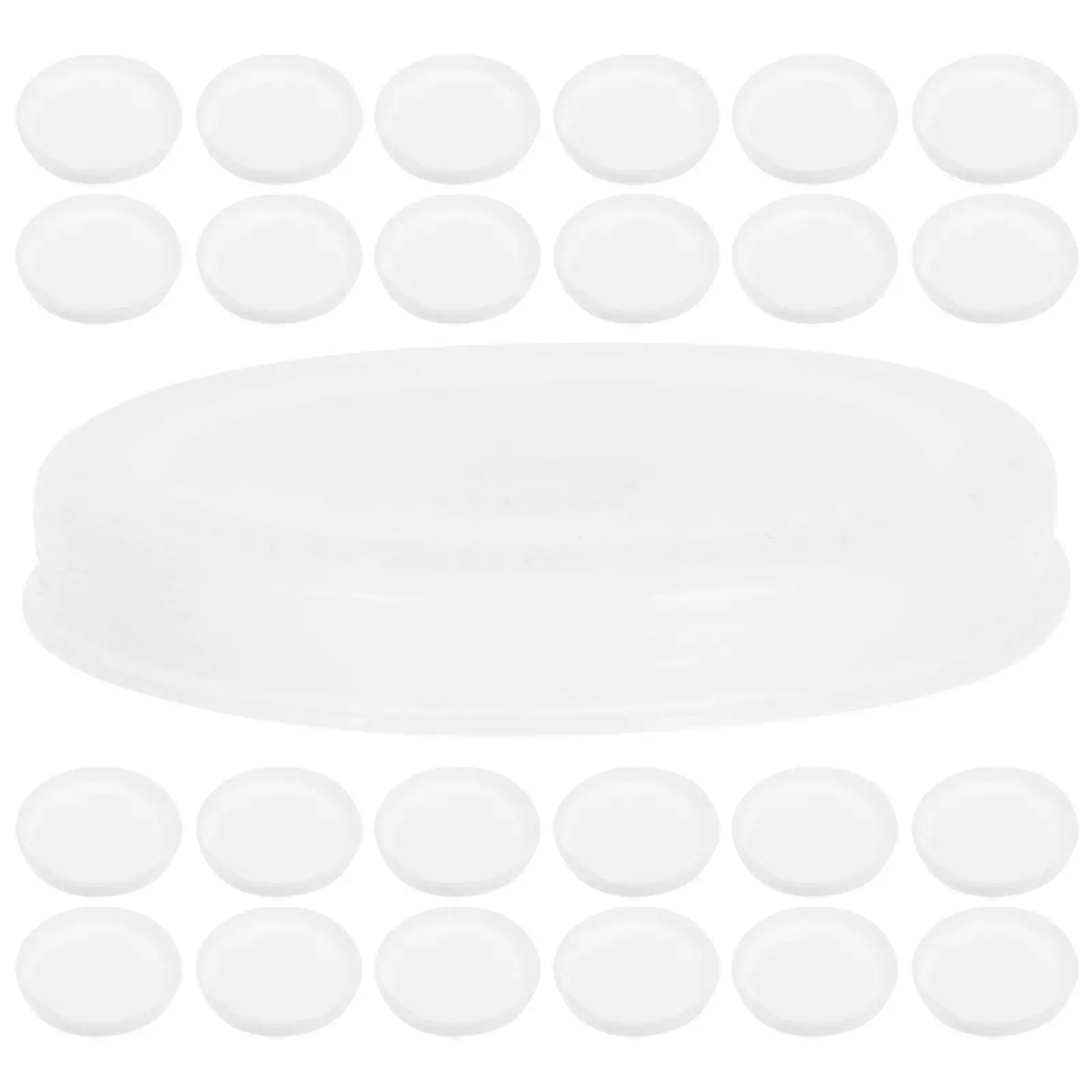 

30Pcs Mailing Tube Caps White Plastic 3 Inch Cardboard Cylinder End Covers Reusable Stopper Plugs for Shipping Documents