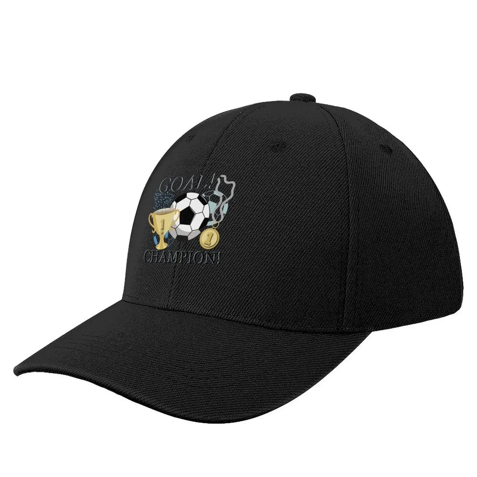 Football Goal Scoring Champion! Baseball Cap Gentleman Hat Beach Girl'S Hats Men's