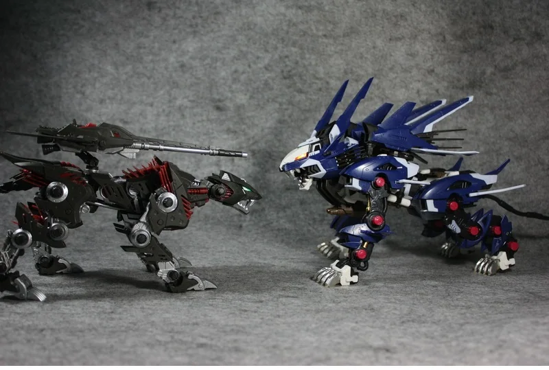 BT Building Blocks ZOIDS RZ-041 Liger ZERO Jager Blue Lion 1:72 Scale Full Action Plastic Kit Assemble Model Birthday Gifts