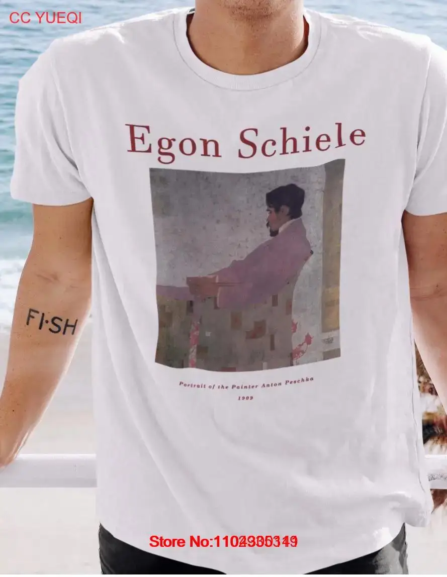 Egon Schiele T shirt Anton Peschka | Art T shirt | Painting | Premium Cotton